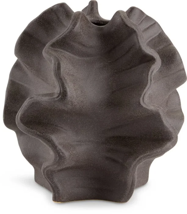 Jarrón VILHELM H18cm oscuro marrón en Marrón oscuro - Jarrones, Uruguay | JYSK