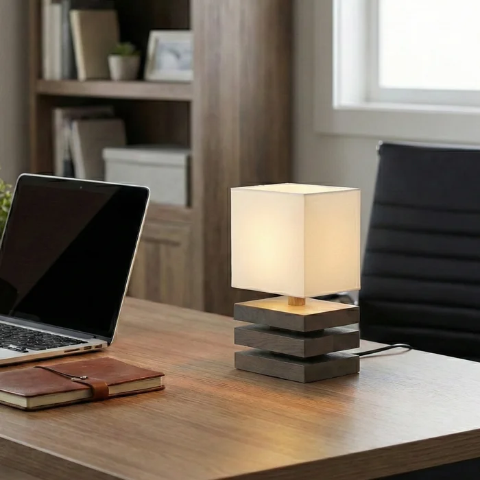 Lámpara de Mesa Zenith Stack en Gris - Lámparas de mesa, Uruguay | La Perla, vista 3