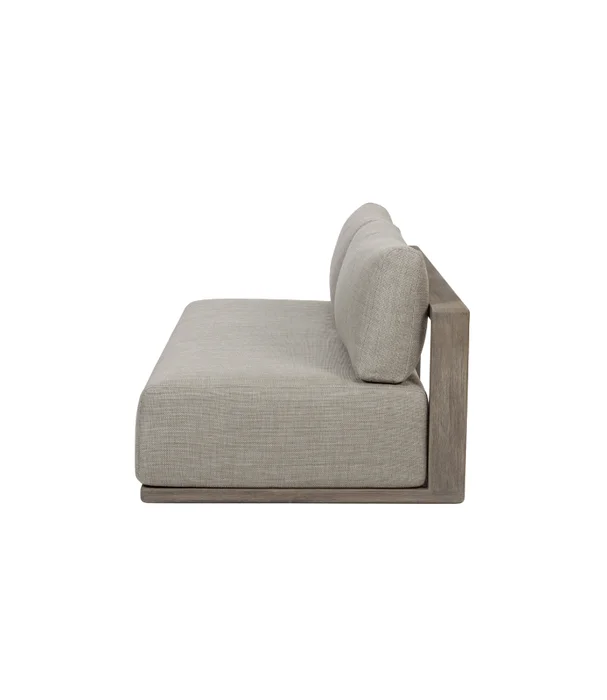 MODULO LUCIANO OUTDOOR TEKA GRIS CON ALMOHADONES en Gris - Muebles para el exterior, Uruguay | Más Infinito Casa, vista 5