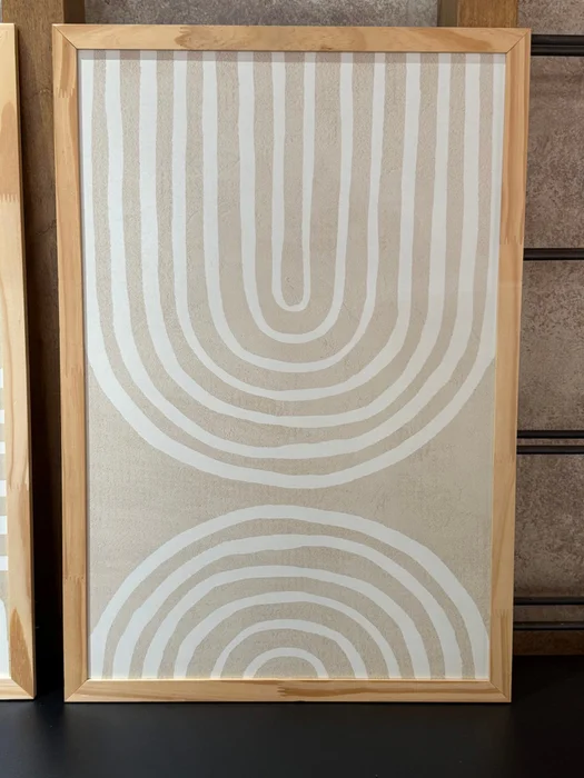 Kit 2 Cuadros – Abstracto Beige – 40 x 60 en Beige - Decoración de pared, Uruguay | Berna Home, vista 4
