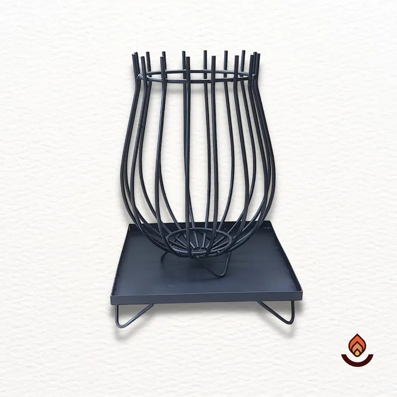 Quemador de Jardín Copa Grande en Negro - Muebles para el exterior, Uruguay | Quemadores de Jardín