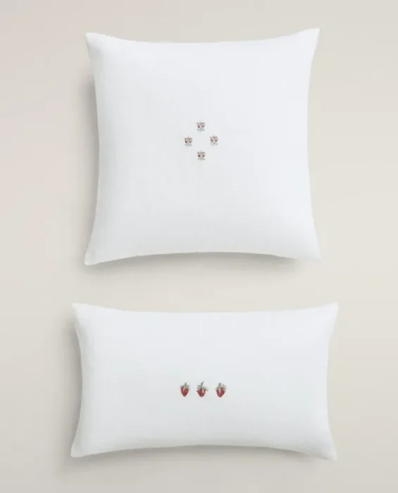 FUNDA COJÍN FRESAS en Blanco - Textiles, Uruguay | Zara Home, vista 2