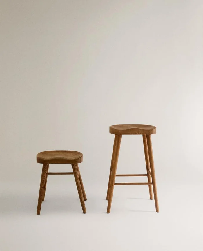 TABURETE MADERA FRESNO - Sillas, Uruguay | Zara Home, vista 2