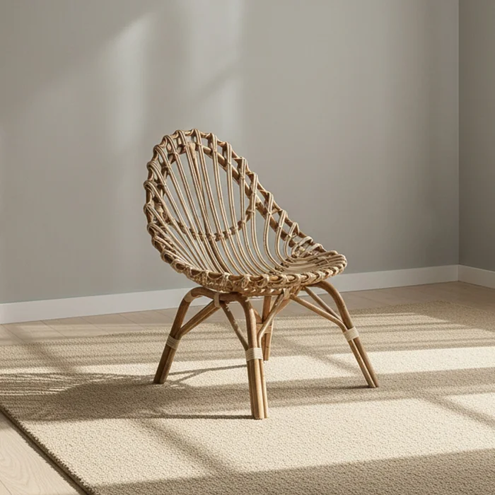 Butaca Rattan Marron Mojave Marron Claro en Marrón - Sillones y sofás, Uruguay | Divino