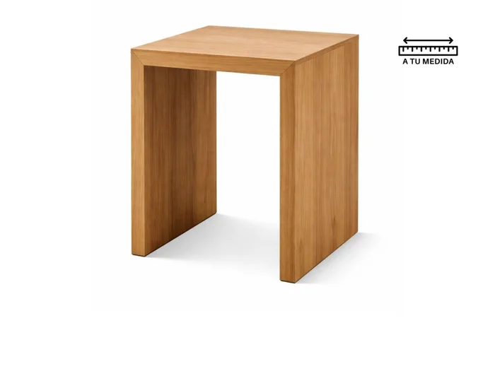 Mesa Lateral AMBAY Natural en Madera natural - Mesas de living, Uruguay | Finkel