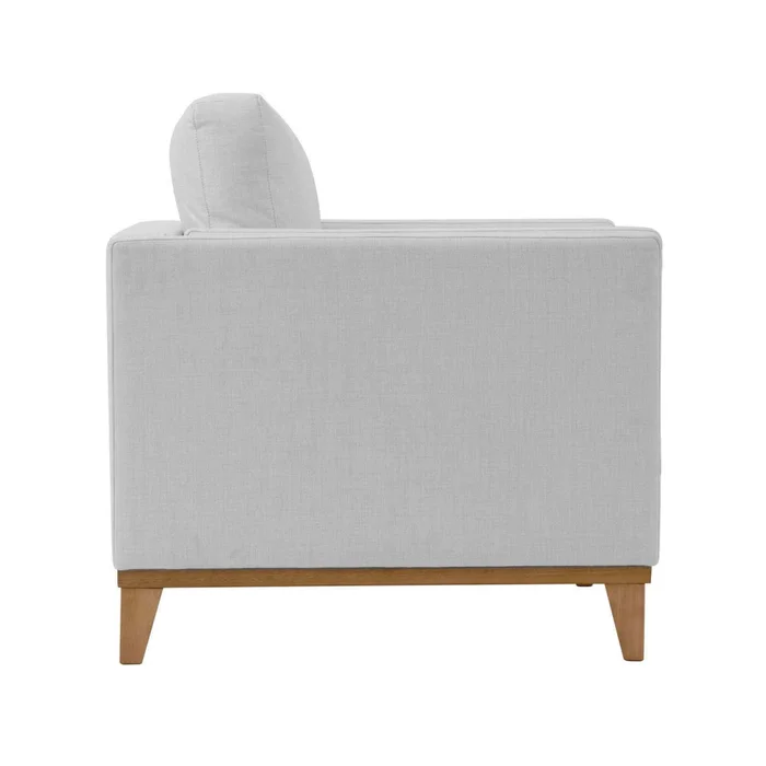 Butaca Tela-y-madera Gris Luxor Premium en Gris - Sillones y sofás, Uruguay | Divino, vista 4