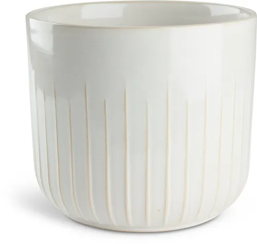 Maceta KNUDSEN Ø20xA18cm blanco en Blanco - Macetas, Uruguay | JYSK