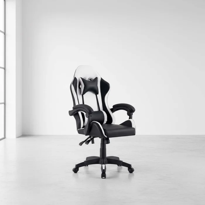 Silla Gamer Pu Blanco Max en Multicolor - Escritorios y sillas de escritorio, Uruguay | Divino