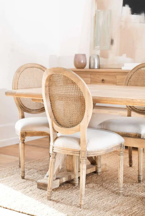 SILLA OVALO CON ESTERILLA - CLARA en Madera natural - Sillas, Uruguay | La Iberica, vista 5