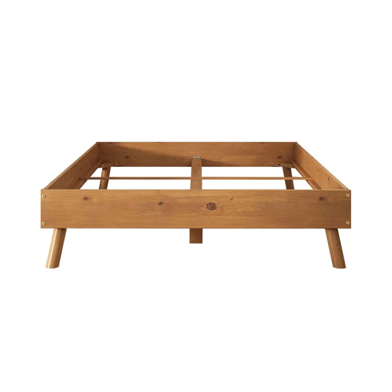 Cama 2 Plazas Madera Natural-beige Florida en Madera natural - Dormitorio, Uruguay | Divino, vista 5