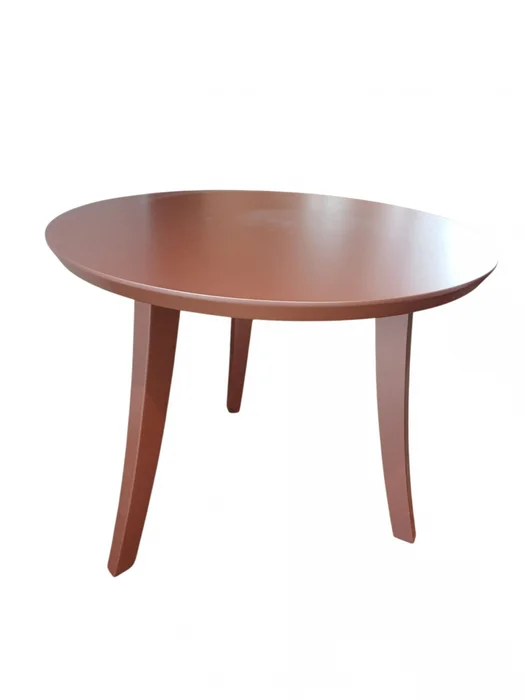 MESA DE APOYO MEDIANA LACA COLOR COBRE 60 CMS DIAMETRO en Rojo - Mesas de living, Uruguay | Champagne Home, vista 2