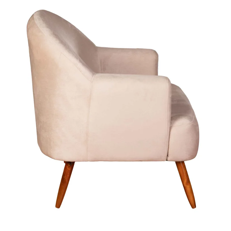 Butaca Tela Natural-beige Agata Beige en Beige - Sillones y sofás, Uruguay | Divino, vista 4