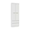 Placard Ropero 2 Puertas Mdp Blanco 0200r Viena en Blanco - Roperos y placares, Uruguay | Divino, vista 3 de 3