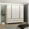 Ropero Combinado Madera 4Puertas, 4Cajones - Roperos y placares, Uruguay | Que Sal Muebleria, vista 4 de 5
