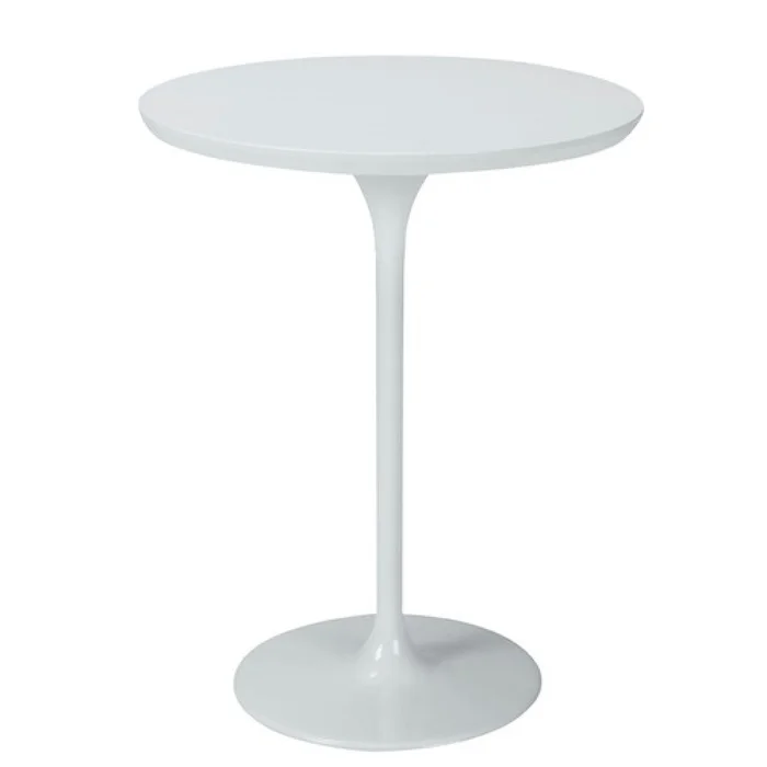 MESA LATERAL - MADERA LACA BLANCA en Blanco - Mesas de living, Uruguay | Champagne Home