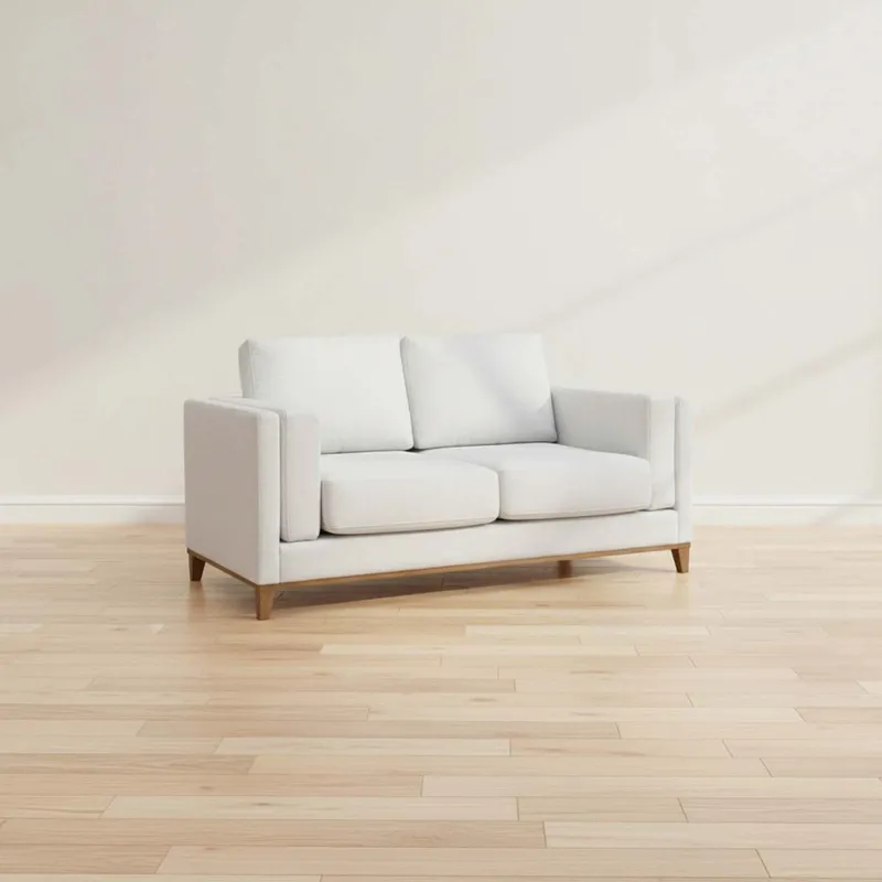Sillón 2 Cuerpos Tela-premium Gris Luxor Premium Easy Clean en Gris - Sillones y sofás, Uruguay | Divino