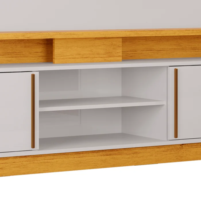 Rack Tv Modular Con Espejo Living Hasta Led 55 en Madera natural - Muebles para TV, Uruguay | Soy Hogar, vista 6