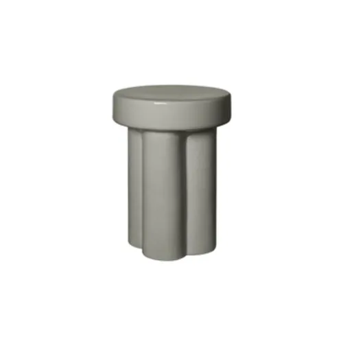 BANCO CERAMICA BL TORU ELEPHANT SKIN D33XH44 en Gris - Butacas, banquetas y puffs, Uruguay | Masinfinito Casa