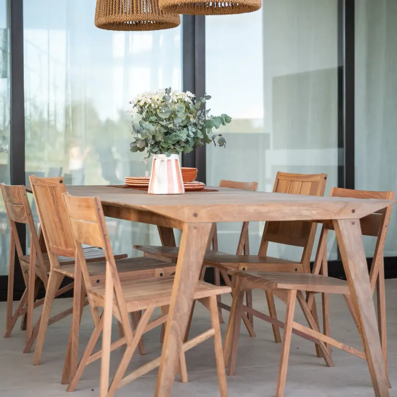 Mesa Diamantina en Madera natural - Mesas de comedor, Uruguay | Balcony