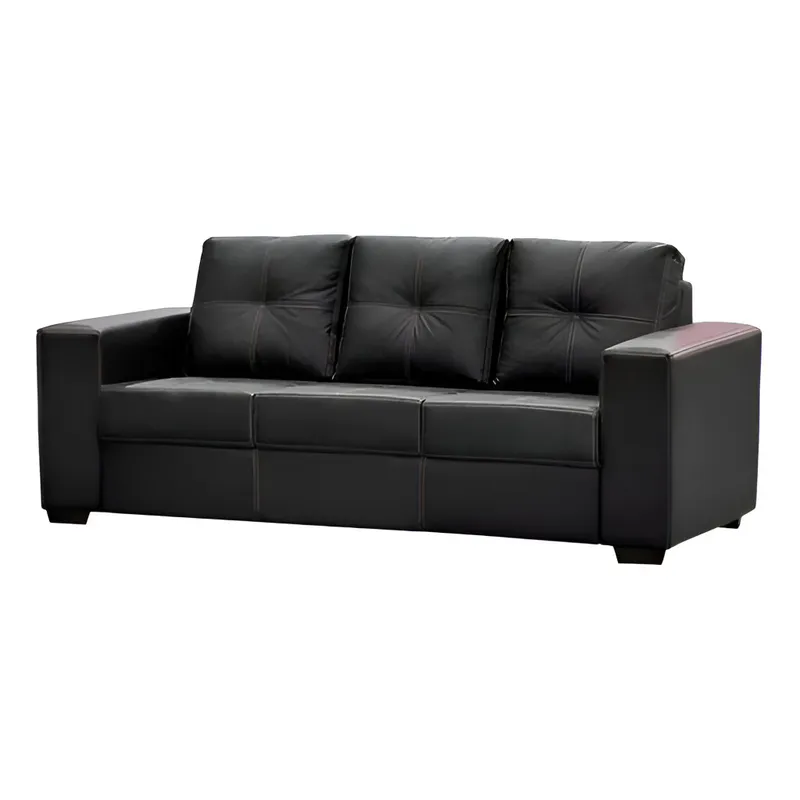 Sillón San Diego - 3 cuerpos - Negro en Negro - Sillones y sofás, Uruguay | Rústico Hogar
