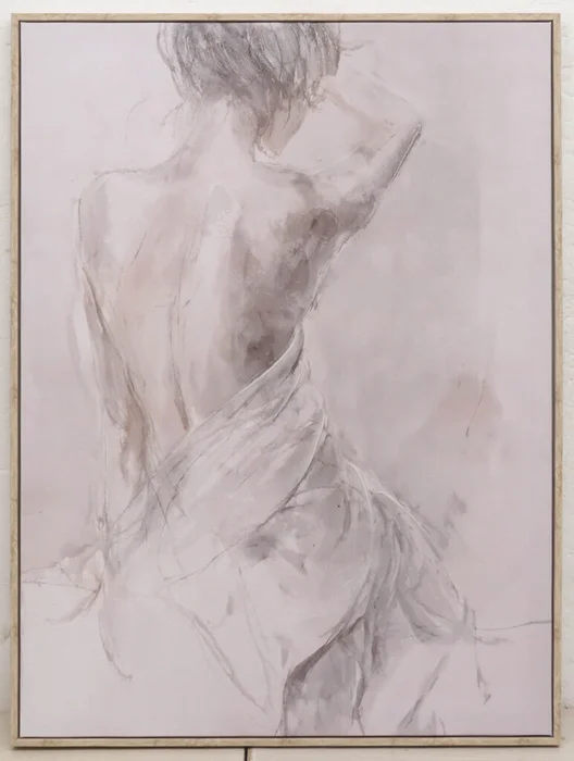 Cuadro Veil Ii, 60x80, Blanco Papel Tk25gg495b en Blanco - Decoración de pared, Uruguay | Divino