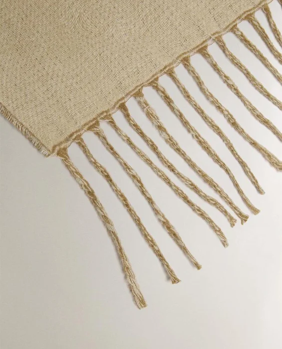 MANTA SUAVE FLECOS en Marrón - Textiles, Uruguay | Zara Home, vista 4