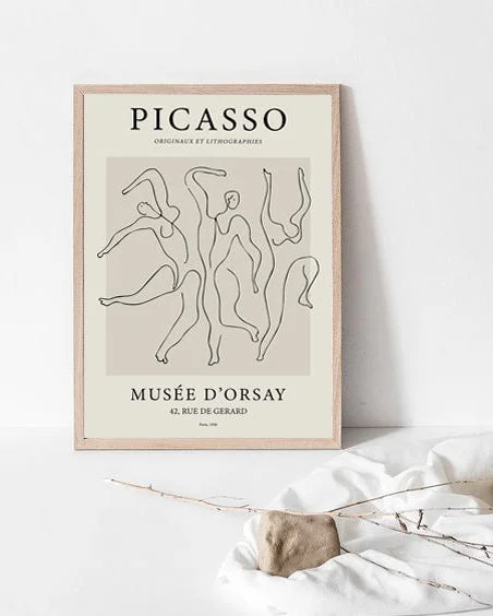 Pablo Picasso - The Three Dancers en Beige - Láminas, Uruguay | La Cuadrería, vista 2