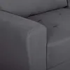 Sillón 3 Cuerpos Tela Gris Piria Gris Osc en Gris - Sillones y sofás, Uruguay | Divino, vista 4 de 6