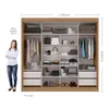 Ropero Seúl Premium – 2 Puertas Corredizas 100% MDF Freijó/Off White en Off-white - Roperos y placares, Uruguay | Mulata, vista 11 de 11