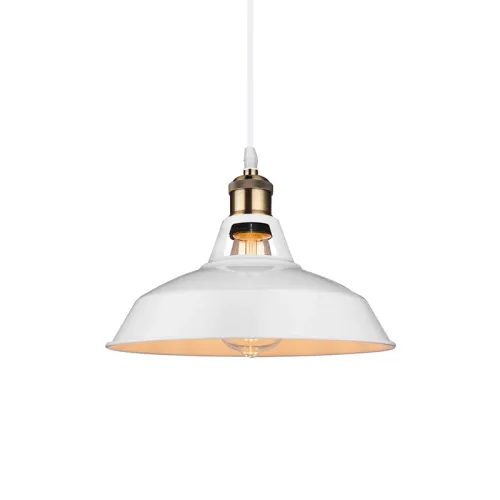 Lámpara Colgante Gatsby Blanca ø 28 cm en Blanco - Lámparas colgantes, Uruguay | Serlux