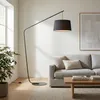 Lámpara de pie Arco Minimal en Negro - Lámparas de pie, Uruguay | La Perla, vista 2 de 4