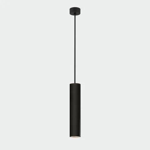 Colgante Tubo Pipe Largo 1 luz | GU10 en Negro - Lámparas colgantes, Uruguay | Bascuhouse