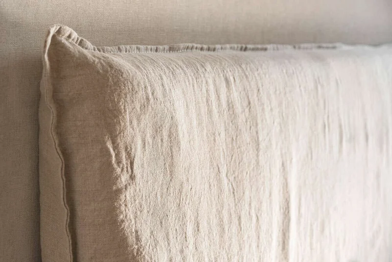 RESPALDO ALMA - LINO CRUDO - 1.90 MTS en Beige - Respaldos de cama, Uruguay | La Iberica, vista 4