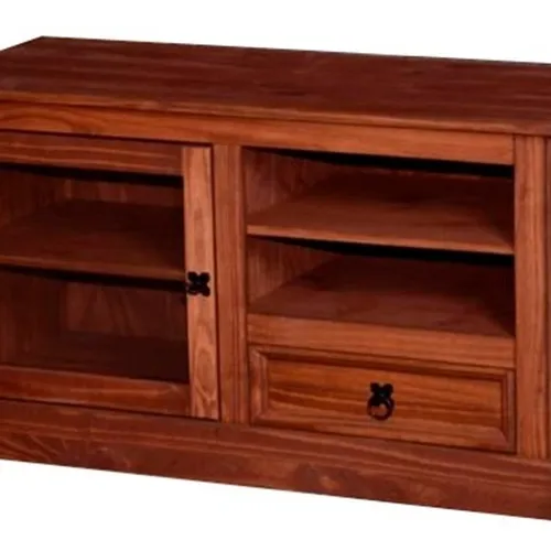 Rack CERA CS241 en Marrón - Muebles para TV, Uruguay | Igoa