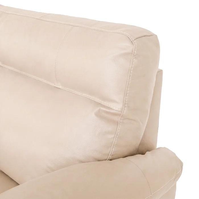 Sofá Recliner 3 Cuerpos Cuero-100-natural Natural-beige Imperial Arena en Beige - Sillones y sofás, Uruguay | Divino, vista 5