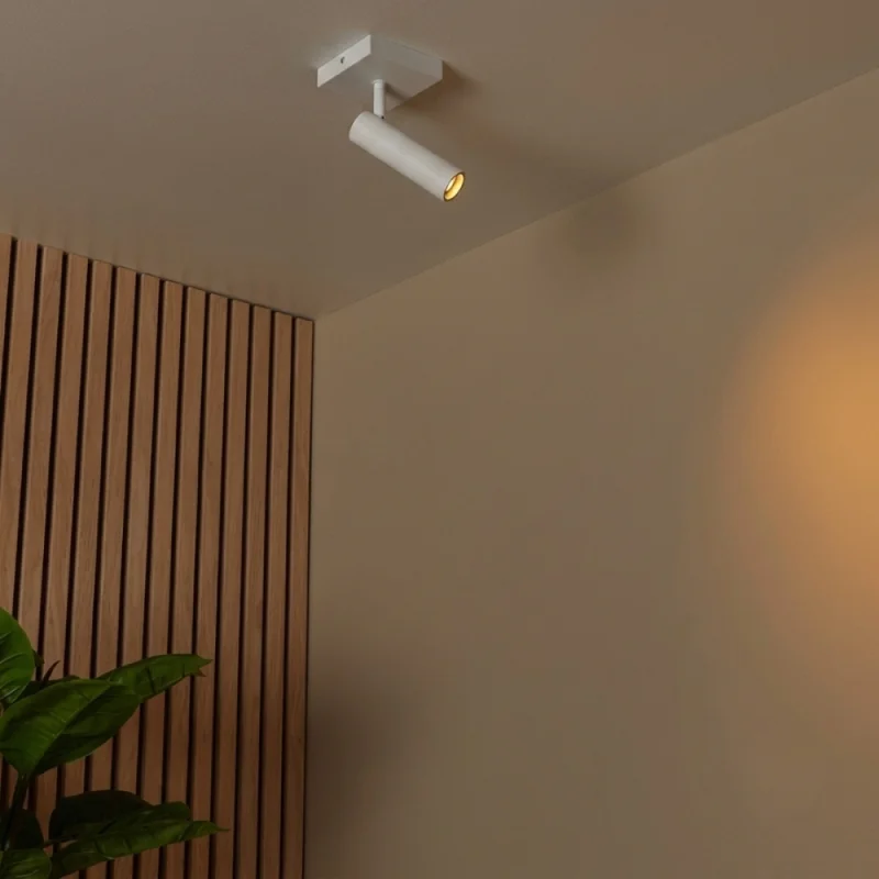 Luminaria Nano Madison Orientable de Adosar Blanco en Blanco - Lámparas colgantes, Uruguay | Serlux, vista 5