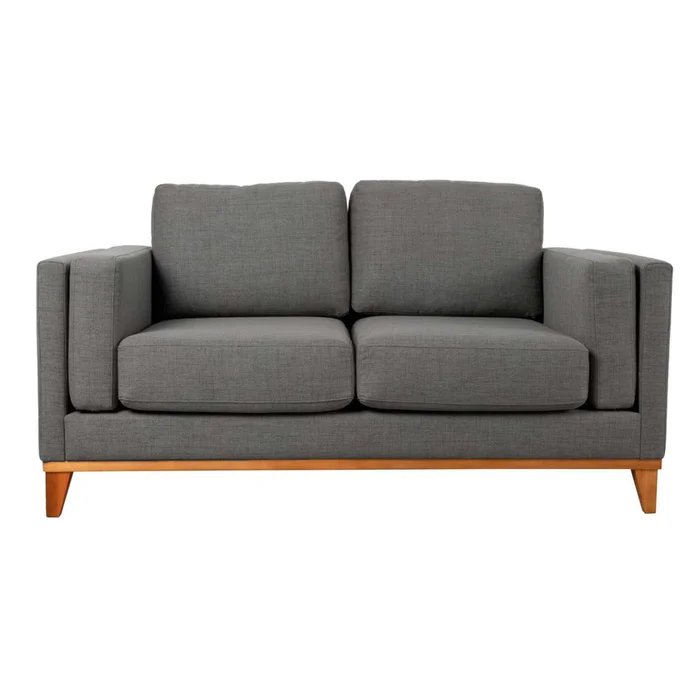 Sillón 2 Cuerpos Tela-premium Gris Luxor Premium Easy Clean Gris Osc en Gris - Sillones y sofás, Uruguay | Divino, vista 2
