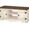 RACK LINEA MEXICANA 2 PUERTAS 1 ESTANTE BLANCO MEX004BL - Muebles para TV, Uruguay | Rosas Hermanos, vista 1 de 3