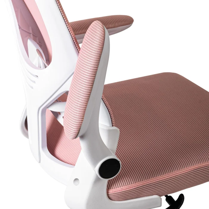 Asiento De Oficina Malla Blanco Hy-697 en Rosa - Sillas de escritorio, Uruguay | Divino, vista 6