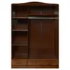 Ropero 3 puertas Linea Agata en Marrón - Roperos y placares, Uruguay | La Cueva Muebles, vista 4 de 4