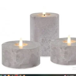 VELA LED en Gris - Velas y Portavelas, Uruguay | Vivai, vista 3