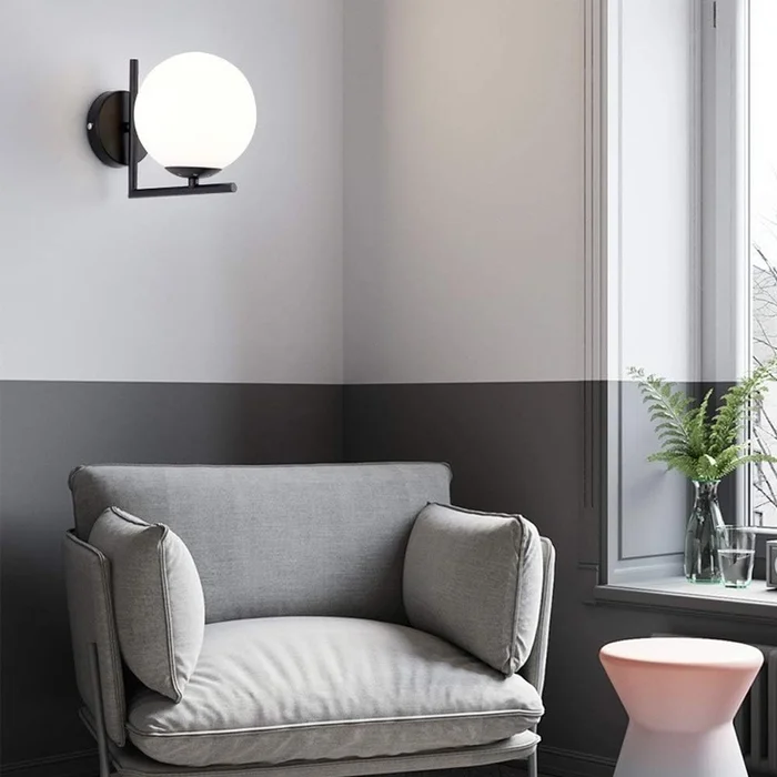 LUMINARIA VERNER BLACK en Negro - Iluminación, Uruguay | Berlina Store, vista 2