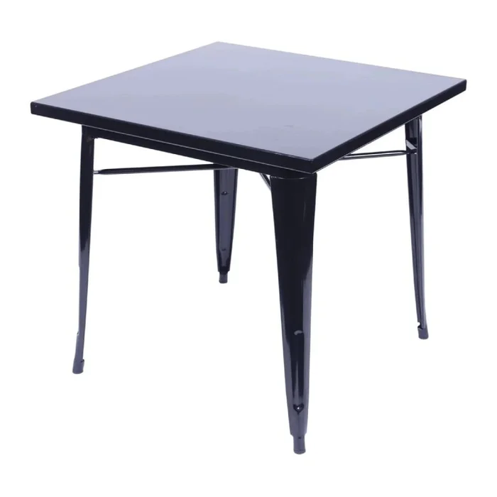 Mesa Metálica Tolix - Negro en Negro - Mesas de comedor, Uruguay | Ecowood, vista 2