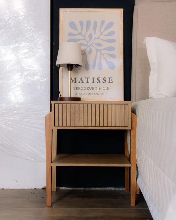 Mesa de Luz Capri - Olmo en Madera natural - Mesas de luz, Uruguay | Berna home, vista 2