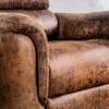 Sillón Reclinable 1 Cuerpo Benson Choco - Chocolate en Marrón - Sillones y sofás, Uruguay | Aihaus, vista 3 de 5