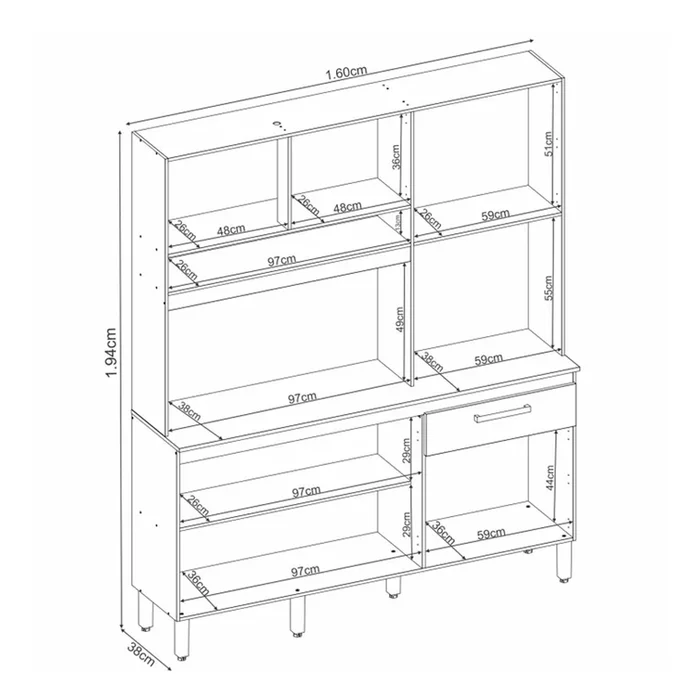 Kit de cocina Alamo - Muebles, Uruguay | Soy Hogar, vista 9