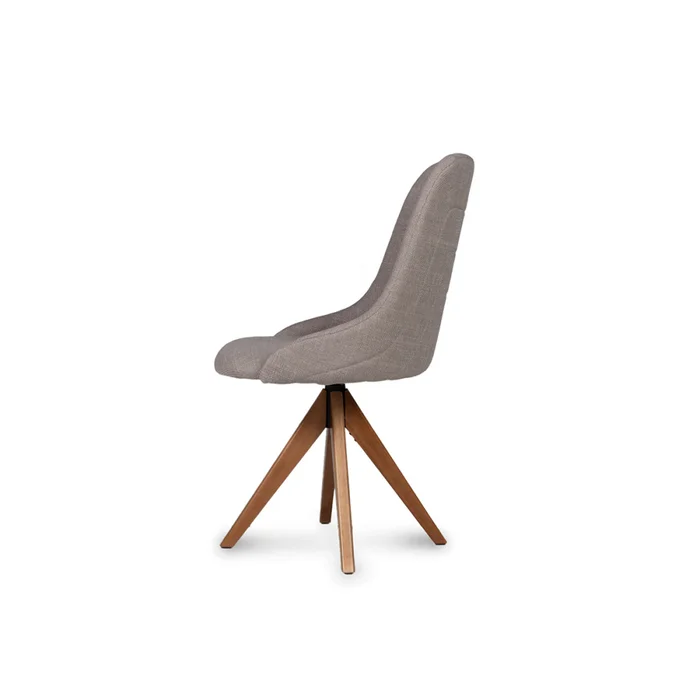 Silla Giratoria Valentina 143 - Tela Microfibra - A6 (Tostado) en Beige - Butacas, banquetas y puffs, Uruguay | NYR, vista 3