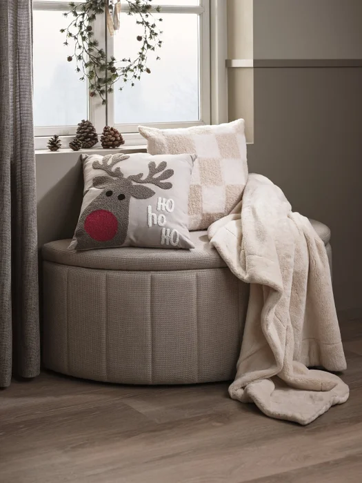Manta throw KALKLOK 130x170 beige en Beige - Textiles, Uruguay | JYSK, vista 3