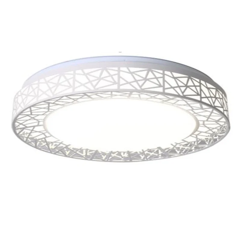 Luminaria plafón techo full led nórdico metálico 37W en Blanco - Lámparas colgantes, Uruguay | Decotech, vista 4