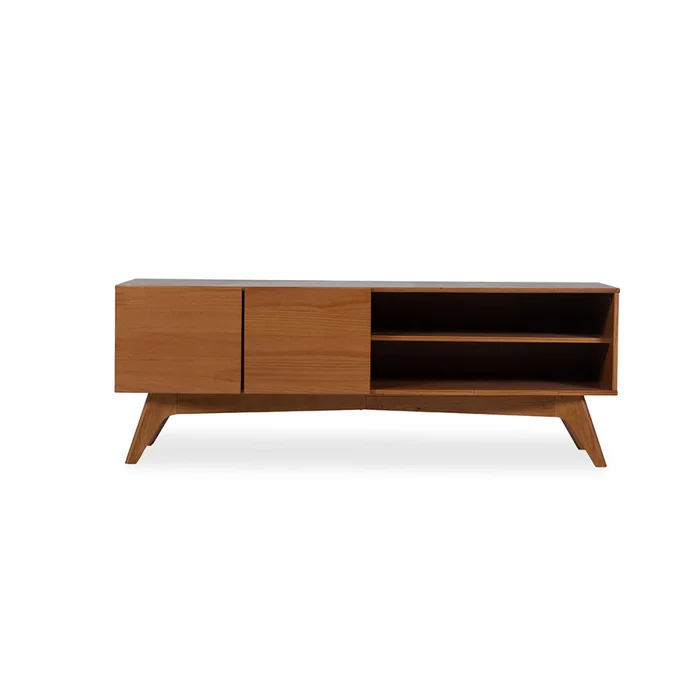 Rack Olmo - Honey en Marrón - Muebles para TV, Uruguay | NYR, vista 2